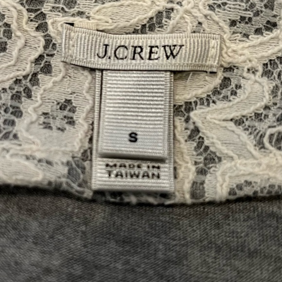 J. CREW lace peplum top - Picture 9 of 9